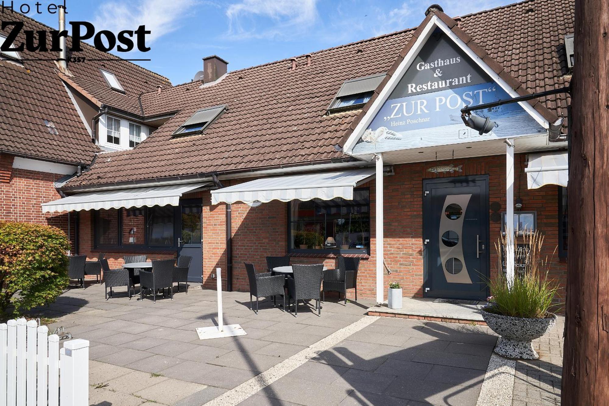 K357 - Hotel & Restaurant "Zur Post" In Otterndorf Bei Cuxhaven Экстерьер фото