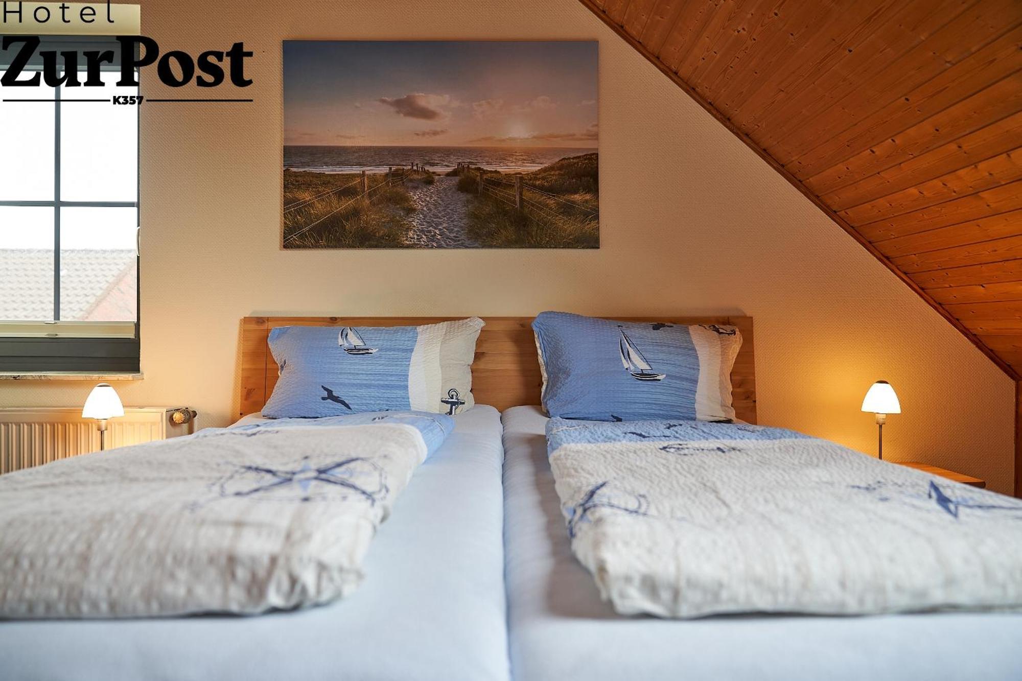 K357 - Hotel & Restaurant "Zur Post" In Otterndorf Bei Cuxhaven Экстерьер фото
